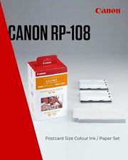 Canon SELPHY RP-108 Ink + Paper Multipack - Genuine Printer Ink Cartridges