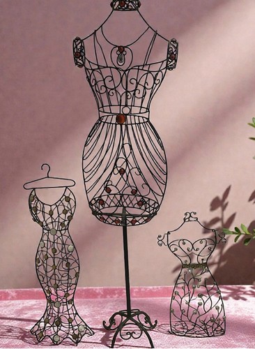 Vintage wire dress form lot - dress,