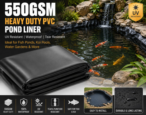 550gsm heavy duty pvc pond - heavy,