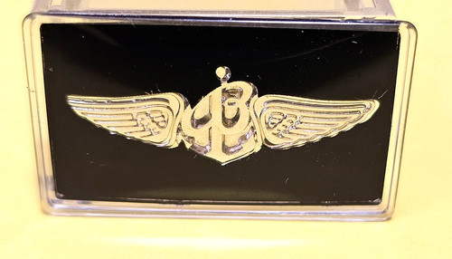 Breitling silver tone - silver-tone, winged