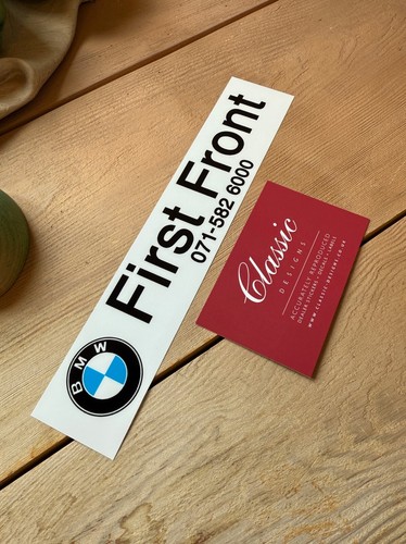 Bmw first front vauxhall - bmw,