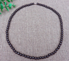Magnetic Beads Black Hematite Magnetic Lose Weight Healthy Care Necklace 6MM 8MM