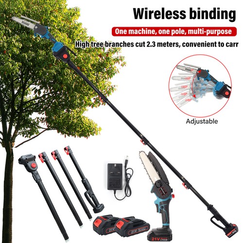 Telescopic pole chainsaw - chainsaw, long