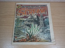 Scream! Comic Book No. 6 28th April 1984 Horror Monsters Scream Paper Vintage