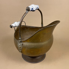 Antique Metal Gold Brass Coal