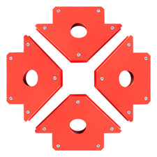 SET OF 4 50LB MAGNETIC WELDING HOLDERS WELDER MAGNET ARROWS 3 ANGLES HOLD SOLDER