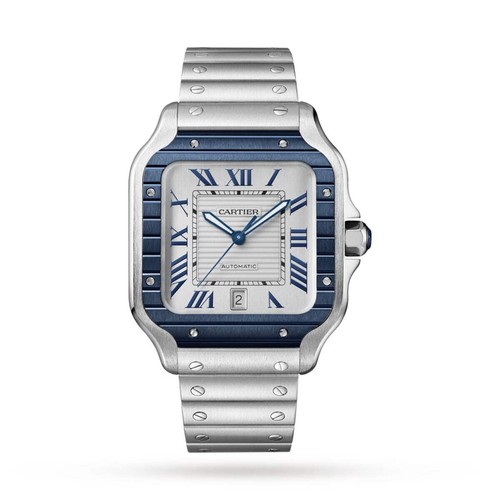 Cartier santos large steel - cartier,