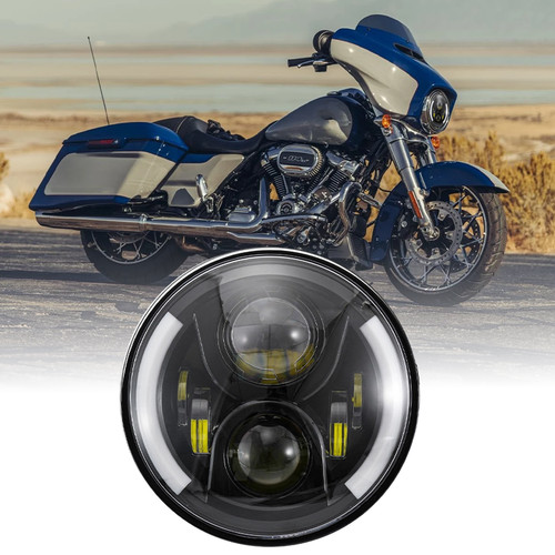 Inch led headlight drl - 7", turn