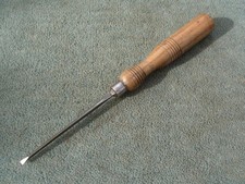 Narrow 1/8" wide bevel edged chisel, by Charles Taylor.