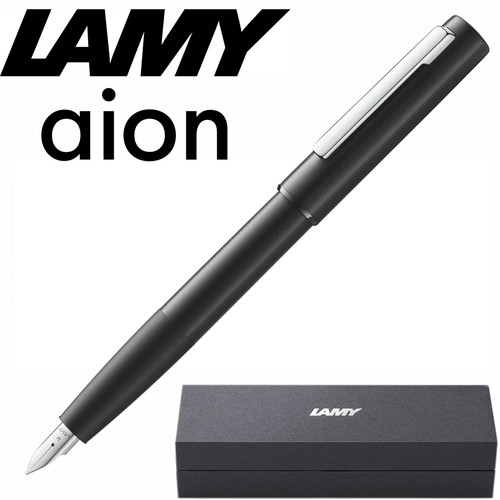 Lamy aion fountain pen black - aion,
