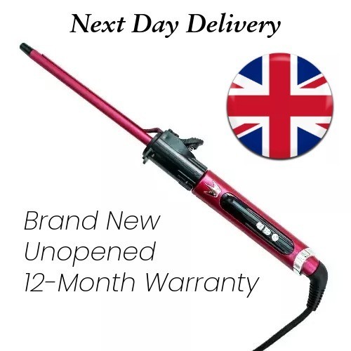 Pink 9mm curling wand ceramic - pink,