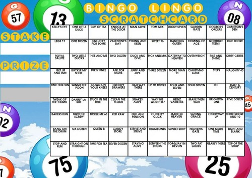 Guess the bingo calling number - the,