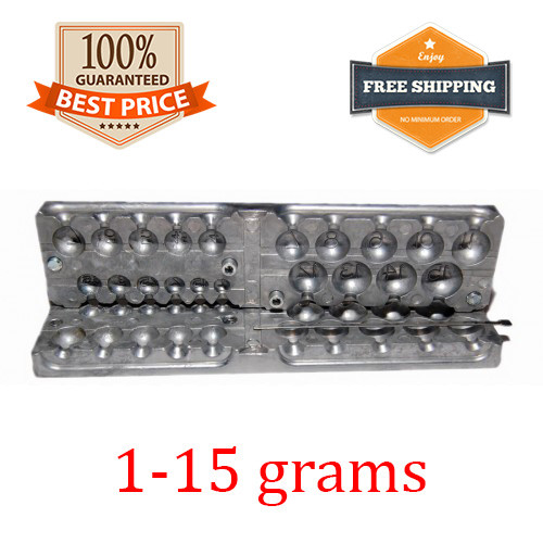 Fishing sinker mold aluminum - mold,