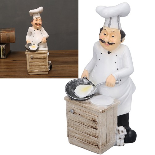 New chef cooking statue resin - statue,