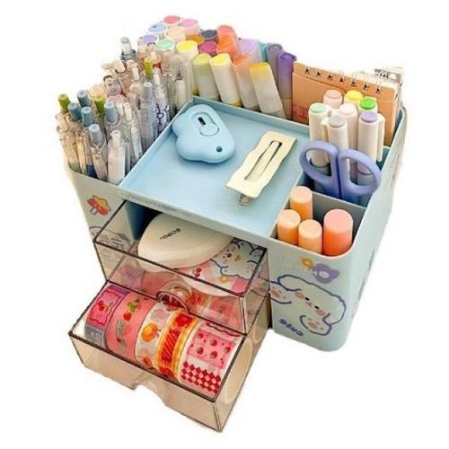 Desk organizer pen holder - desk,