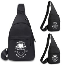 Men Chest Bag Pack Travel Sport Bag Shoulder Sling Backpack Cross Body Outdoor 