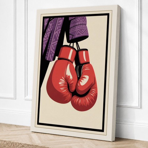Boxing gloves robe vintage - gloves,