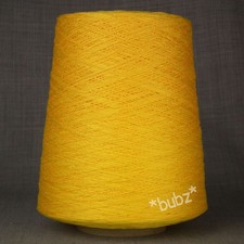 SOFT MERCERISED COTTON YARN 500g CONE 3 PLY GOLD HAND MACHINE KNITTING WEAVING