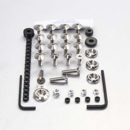 Stainless steel fairing kit - steel,