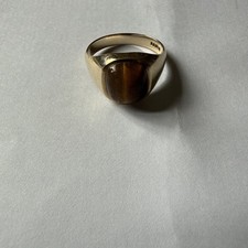 Men’s Tiger Eye Signet Ring