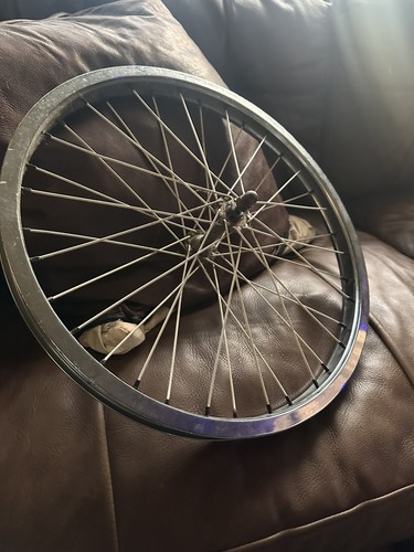 Chrome bmx front - wheel, old