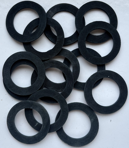 Rubber washers 38mm x 25mm - washers, o/d