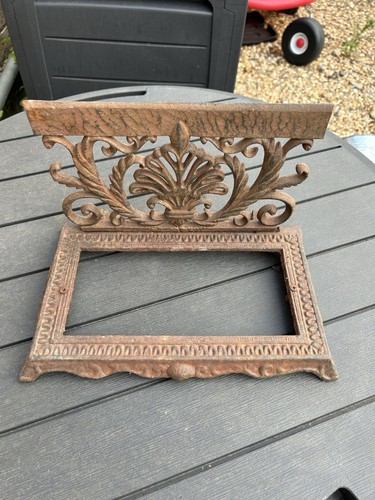 Vintage cast iron fireplace - vintage,