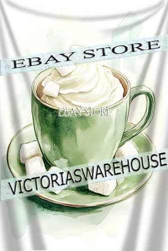 Mint cocoa tapestry - mint, festive