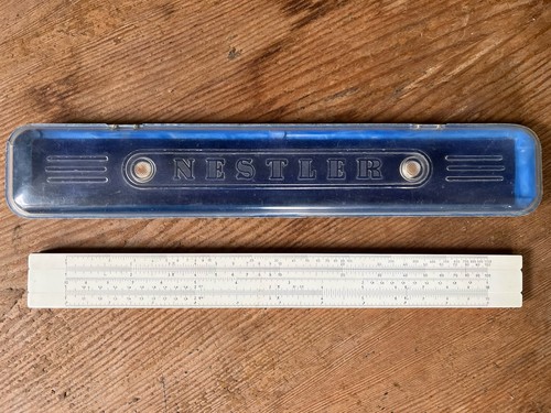 Albert nestler slide rule - slide,