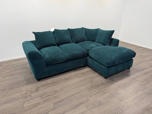 Harry teal jumbo cord right - teal,
