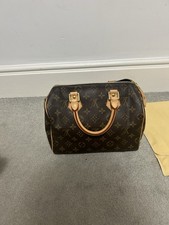 Louis Vuitton Speedy Shoulder Bag 30 Brown Canvas