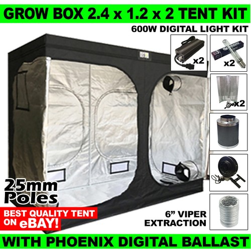 Grow box tent kit 1 - x, 1.2m