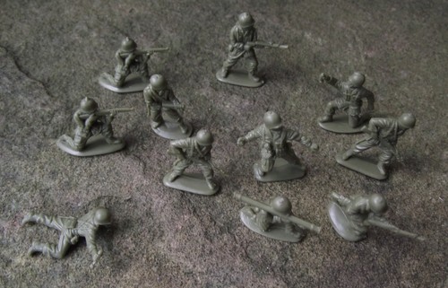 Matchbox ww2 american infantry - matchbox,
