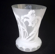 Vintage Art Deco Frosted Glass