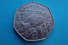 Isle of Man 1986 Christmas 50p