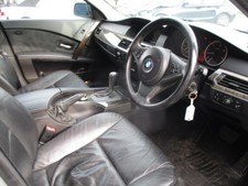 BMW E60 SALOON BLACK LEATHER SEATS + DOOR CARDS INTERIOR FREE FITTING 2003-2007