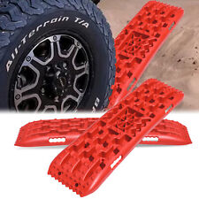 2 × Recovery Tracks Sand Mud Snow Traction Boards Off Road Mat Tire Ladder 4WD