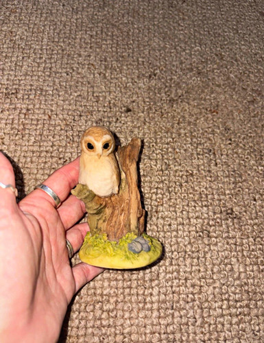 Teviotdale resin owl - resin, ornament