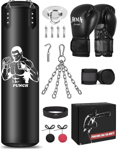 Punching bag hanging set - punching,