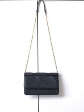 ZARA black leather small