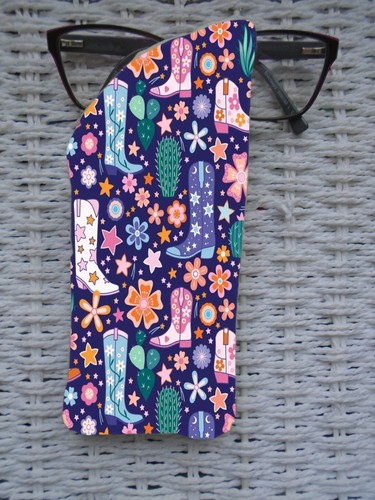 Line dancing glasses case soft - line,