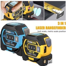 3 In 1 Laser Tape Measure Rangefinder 5m Tape Ruler Infrared High-precision