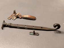 Vintage Crittall 1920 s 30s Brass Bronze Window Stay  and window hadndle