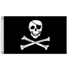 Large Jolly Roger Pirate Flag