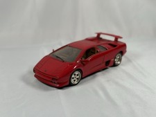 Burago 1/18 Scale Die Cast Model Lamborghini Diablo - Red