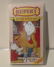Rupert and The Pepper Rose VHS Video Tape PAL BBC PAL Video