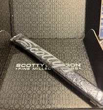 Scotty Cameron Black Gray LARGE Paddle putter grip / Brand NEW