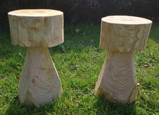 Chainsaw carved wooden