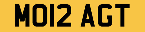 Morag private number plate - private,