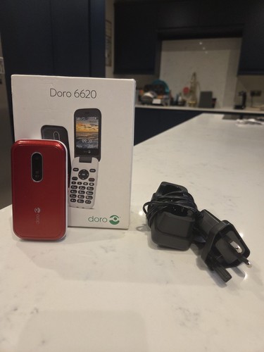 Doro 6620 red big - big, button